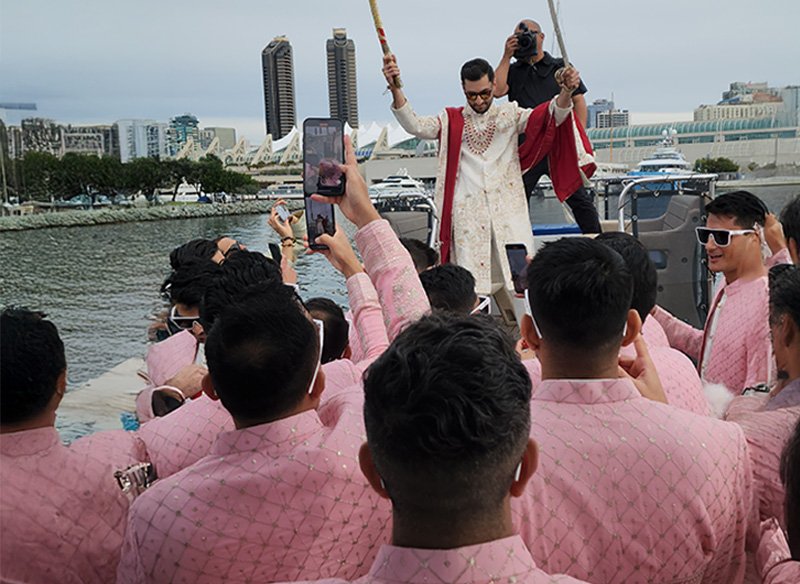Memorable and Colorful Traditional Wedding on Bella Luna Yacht